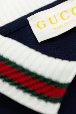 Gucci Kids NAVY BLUE Cotton dress