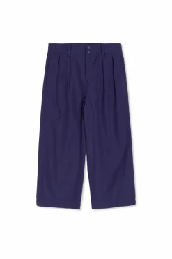 Gucci Kids NAVY BLUE Cotton trousers