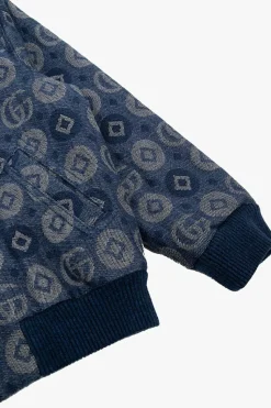 Gucci Kids NAVY BLUE Denim bomber jacket