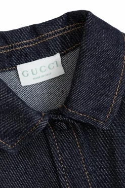 Gucci Kids NAVY BLUE Denim dress