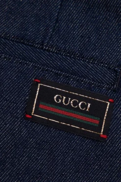 Gucci Kids NAVY BLUE Denim shorts
