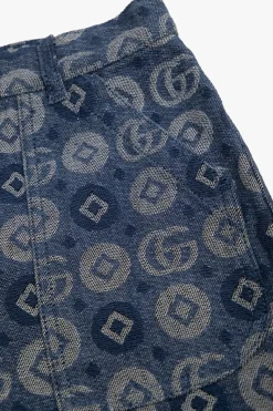 Gucci Kids NAVY BLUE Denim shorts