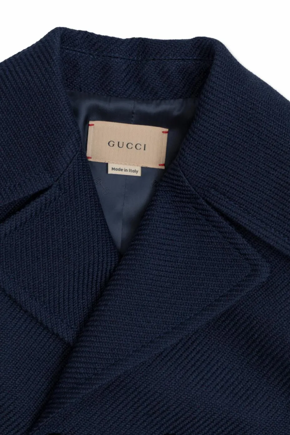 Gucci Kids NAVY BLUE Double-breasted coat