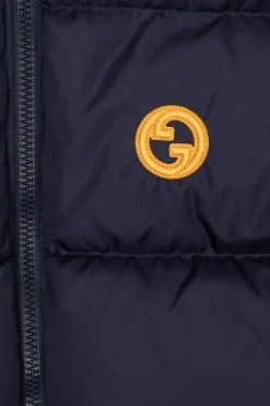 Gucci Kids NAVY BLUE Down jacket