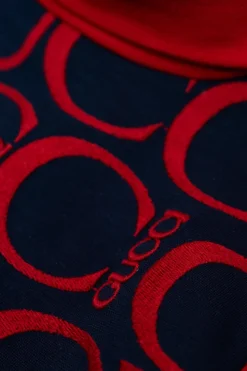 Gucci Kids NAVY BLUE Hooded dress