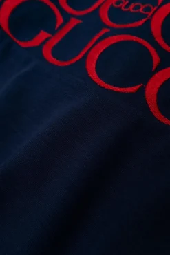 Gucci Kids NAVY BLUE Hooded dress