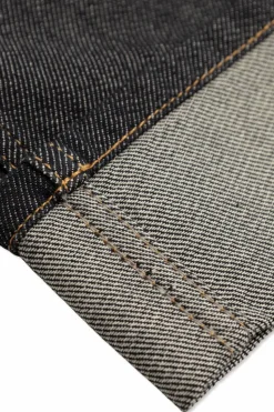 Gucci Kids NAVY BLUE Jeans with rolled-up legs