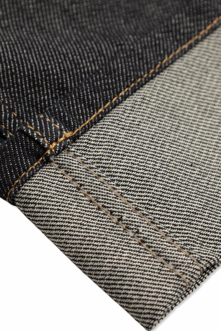 Gucci Kids NAVY BLUE Jeans with rolled-up legs
