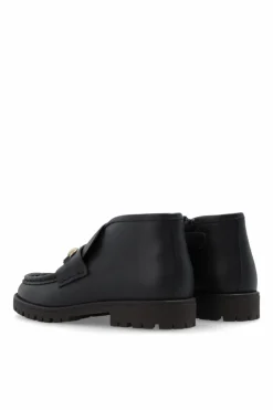 Gucci Kids NAVY BLUE Leather ankle boots