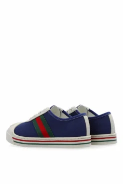 Gucci Kids NAVY BLUE Sneakers with logo