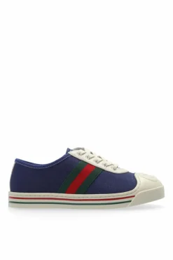 Gucci Kids NAVY BLUE Sneakers with logo