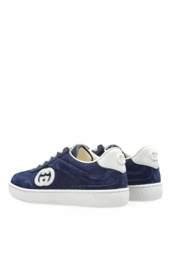 Gucci Kids NAVY BLUE Sneakers with logo