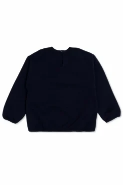 Gucci Kids NAVY BLUE Sweatshirt with 'Web' motif