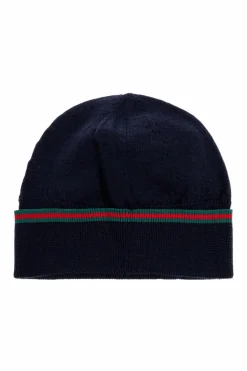 Gucci Kids NAVY BLUE Wool hat