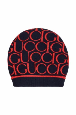 Gucci Kids NAVY BLUE Woolen hat
