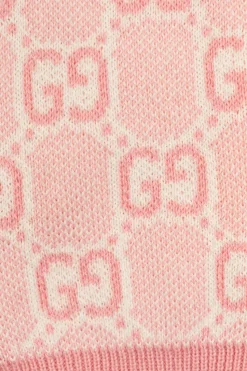 Gucci Kids PINK Cardigan with GG pattern