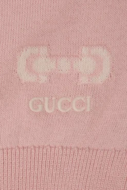 Gucci Kids PINK Cardigan with logo