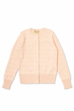 Gucci Kids PINK Cardigan with GG pattern