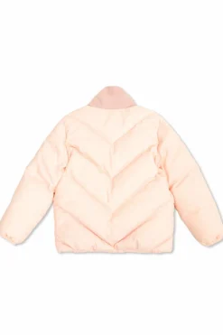 Gucci Kids PINK Down jacket with GG pattern