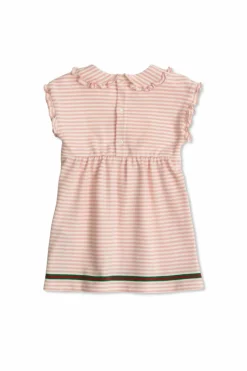 Gucci Kids PINK Dress with stripe pattern