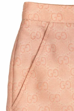 Gucci Kids PINK Skirt with GG pattern
