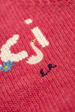 Gucci Kids PINK Sweater with embroidered logo