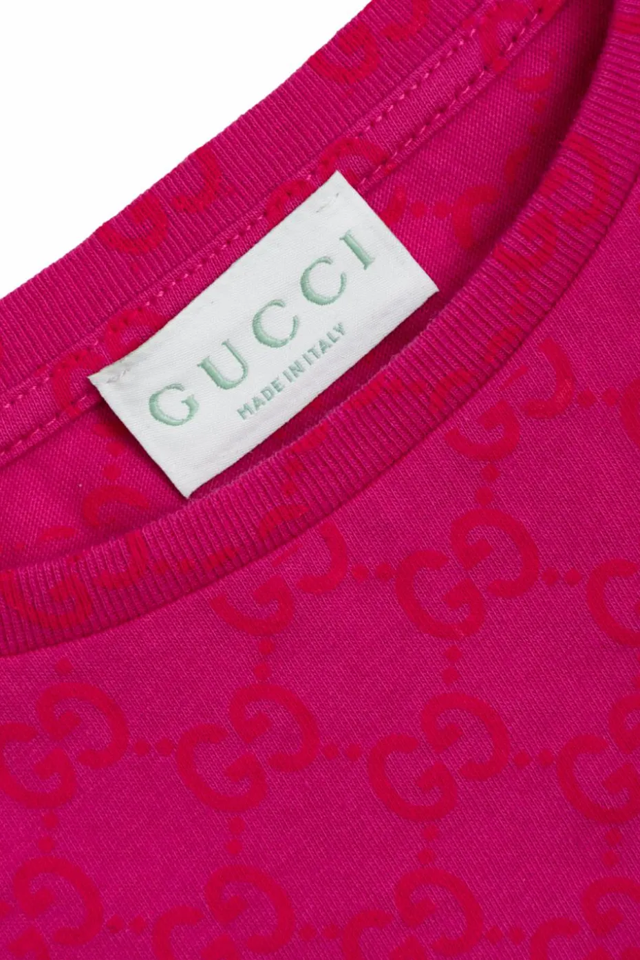 Gucci Kids PINK T-shirt with monogram