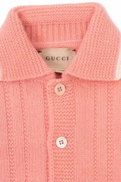 Gucci Kids PINK Wool cardigan
