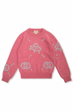 Gucci Kids PINK Wool sweater