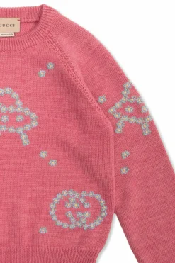 Gucci Kids PINK Wool sweater