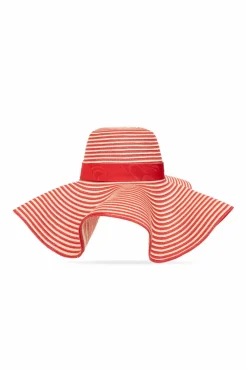 Gucci Kids RED Striped pattern hat