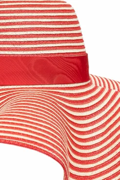 Gucci Kids RED Striped pattern hat