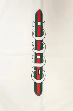 Gucci Kids WHITE Cotton baby blanket