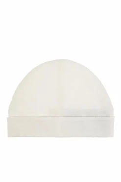 Gucci Kids WHITE Cotton hat with printed logo