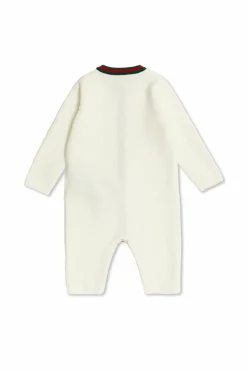 Gucci Kids WHITE Cotton jumpsuit