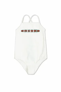 Gucci Kids WHITE One-piece bathing suit