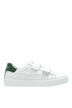 Gucci Kids WHITE Sneakers with embossed logo