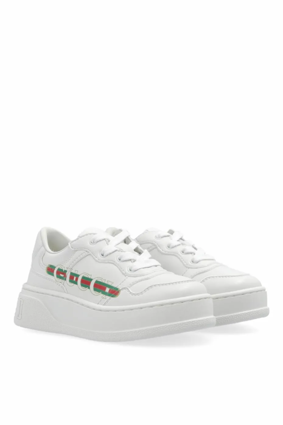 Gucci Kids WHITE Sneakers with logo