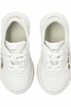 Gucci Kids WHITE Sneakers with logo