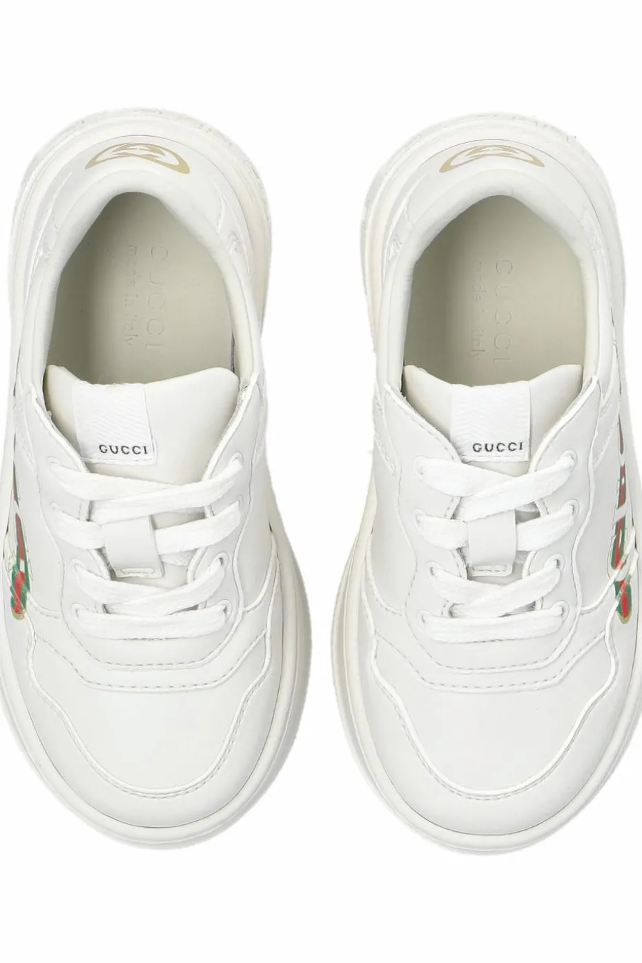 Gucci Kids WHITE Sneakers with logo