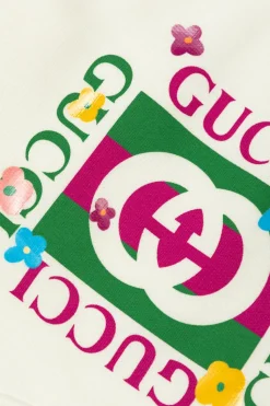 Gucci Kids WHITE Sweatshirt with colorful print