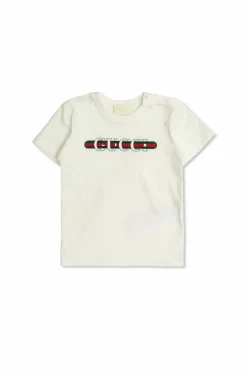 Gucci Kids WHITE T-shirt with logo