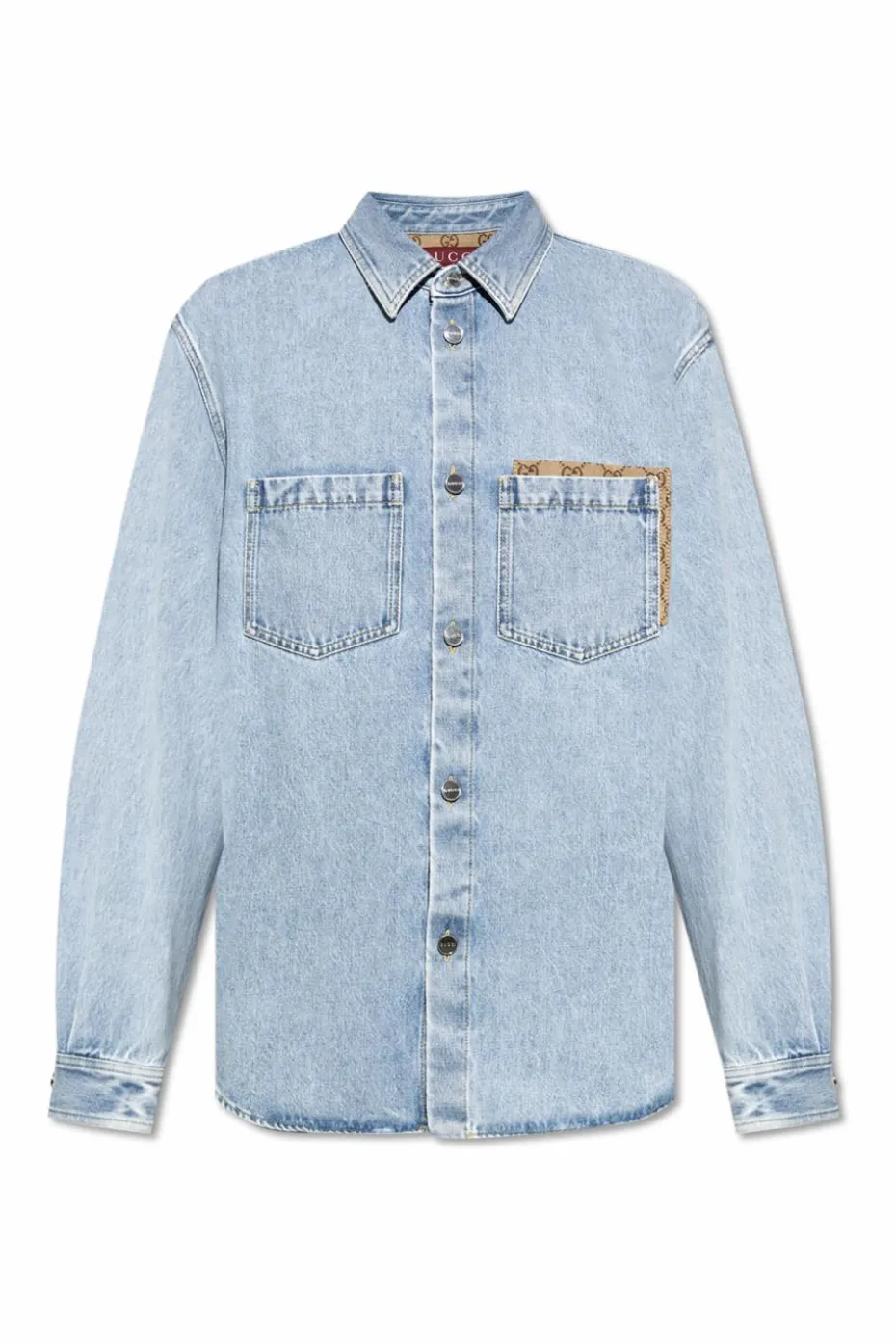 Gucci light blue Denim shirt