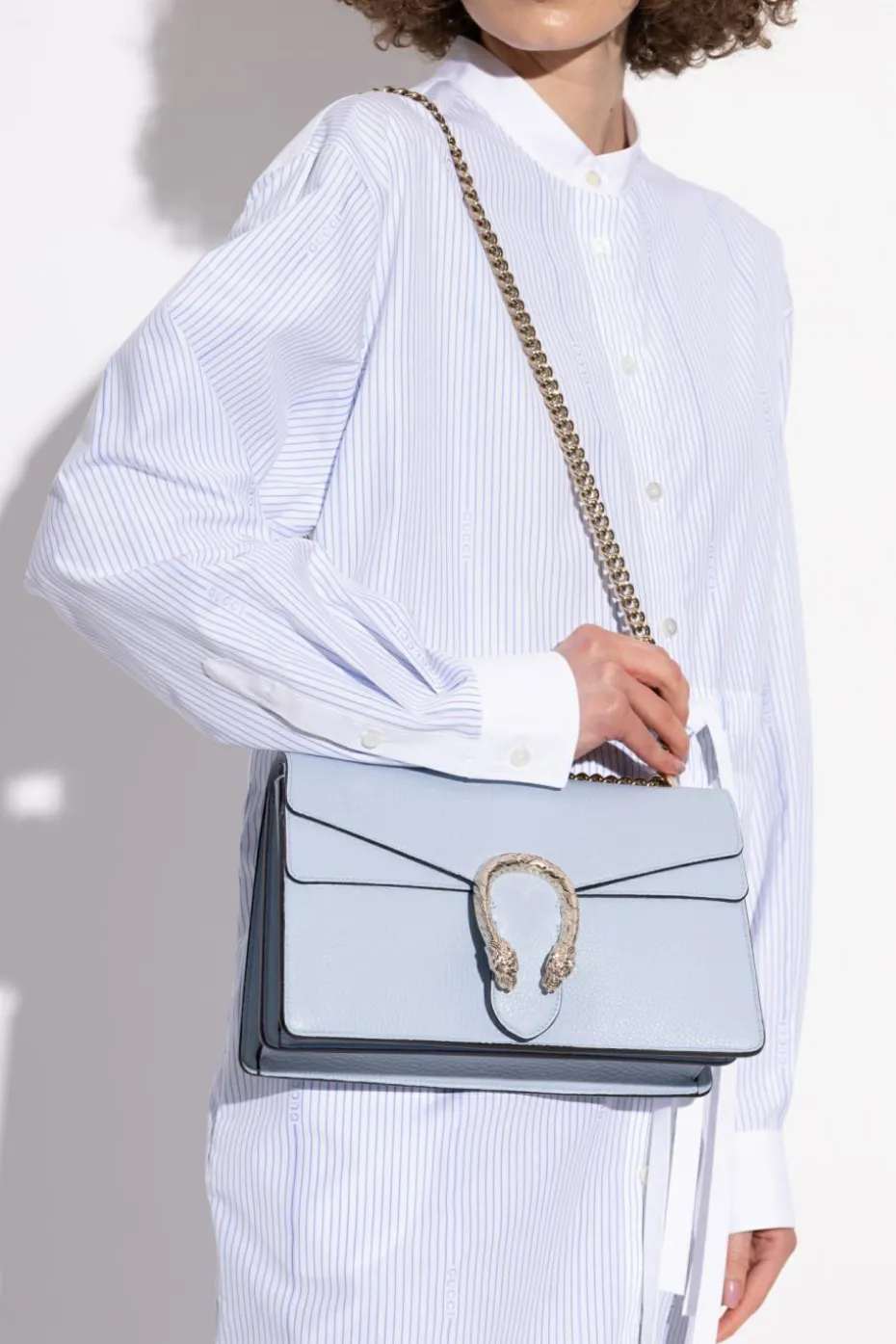 Gucci light blue "Dionysus Medium" shoulder bag