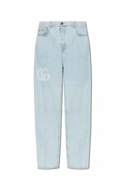 Gucci light blue Jeans with logo