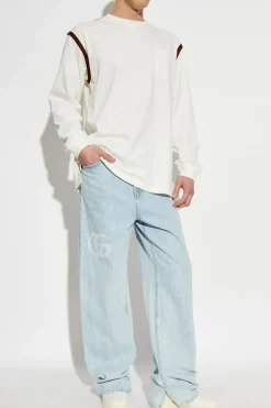 Gucci light blue Jeans with logo