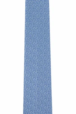 Gucci light blue Silk tie