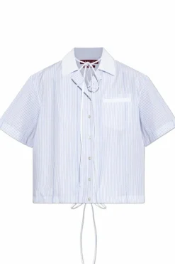 Gucci light blue Striped shirt