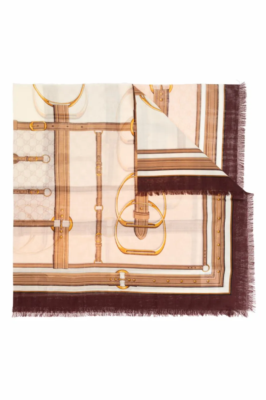 Gucci MULTICOLOUR Scarf with decorative print