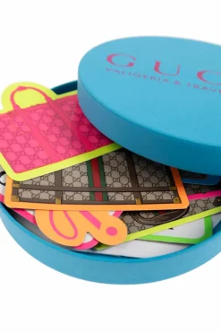 Gucci MULTICOLOUR Set of ten suitcase stickers